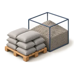 Bags of Concrete per Yard illustration