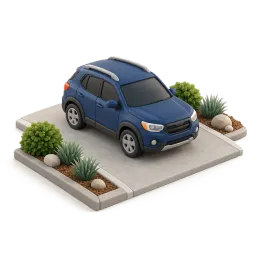 Concrete Driveway Calculator illustration