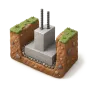 Concrete Footing Calculator illustration