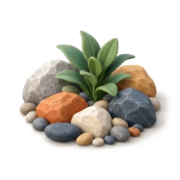 Landscape Rock Calculator illustration