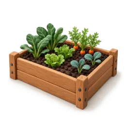 Raised Bed Soil Calculator illustration
