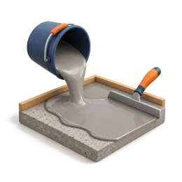 Self-Leveling Concrete Calculator illustration