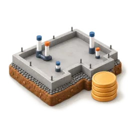 Slab Foundation Cost illustration
